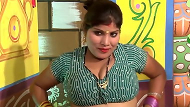 Desi Bhabhi getting Bra & Panty changed by Salesman