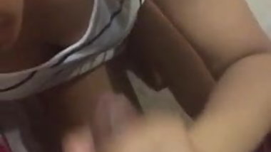 Desi Colg Girlfriend Blowjob & Cumshot in Mouth