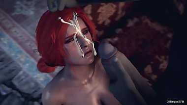 [SFM] Secret desires of Triss 3D Hentai