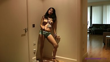 All Natural Tits Indian Girl Kavya Nude Playing With her Boobs