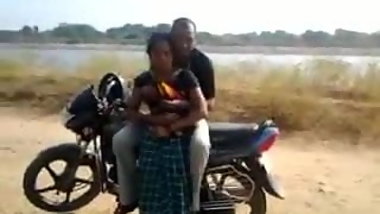 desi- couple having quickie by the road while friend films