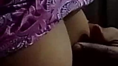 Desi babe pulling her tits out for lover on cam