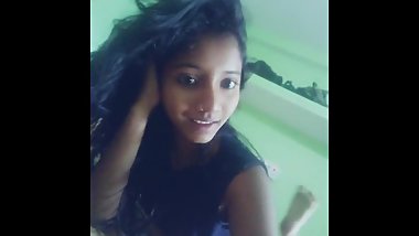 Desi girlfriend singing while showing pussy and ass