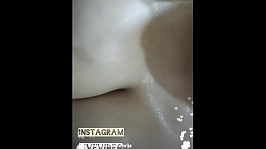Desi girl bath and live