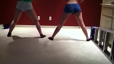 Slutty Shruti And BFF Aditi Twerking #2-Slutty Shruti