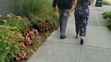 Desi big booty jiggly ass walking