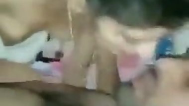 Desi cute college girl fuck with lover in his room