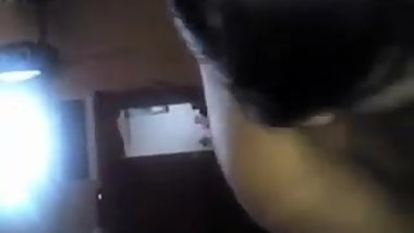 Desi Look chick sucking and riding on tool...