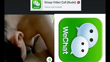 Wife ko WeChat pe choda