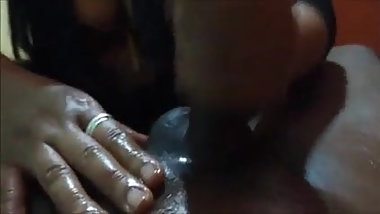 desi randi bhabhi giving oil massage to cock again