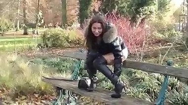 Julie skyhigh walking public in leather overknee designer boots