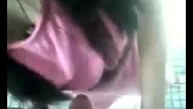 Indian college girl sucks cock in public