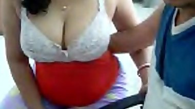 bigtits mature indian wife on webcam with her man giving blowjob and fucked