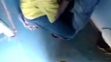 Desi Indian sucking drinking cum in train