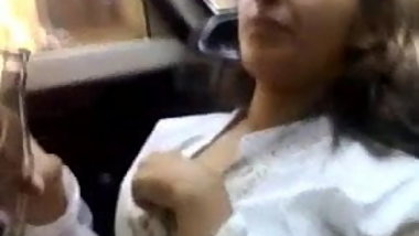 Desi In The Car
