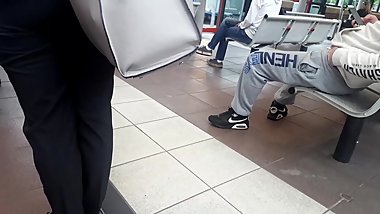 Desi shows in bus station