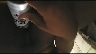Desi Tenn Masturbating with a deodorant rexona