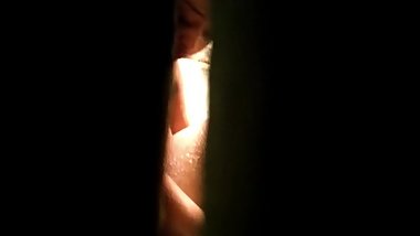 spying on sister(other) bathroom