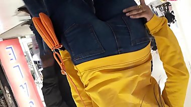 Desi Girl In Tight Jeans Ass