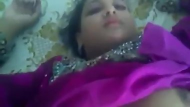 ndian wife fucked on bed