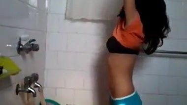 Desi chick making a teasing video for her guy