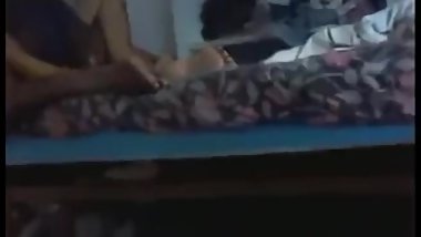 Girl having sex while another lover under bed