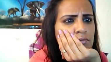 Desi Horny Aunty smoking n showing everythng