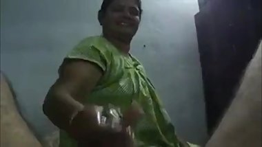 Indian Chilakaluripeta Aunty Suck Oily Dick Her Hubby