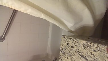 desi girl in bath tub