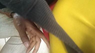 desi leggins  hand inside try to get inside her  legs part 2