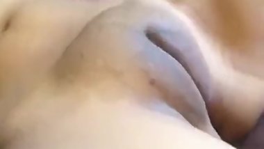 horny girl showing boob