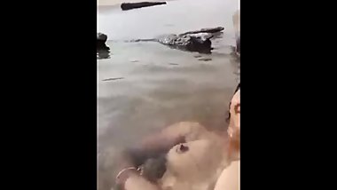 Desi secret beach fun