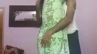 Desi Couple Romance & boobs press