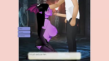 Seductive Succubus Desire welcomes us to her realm