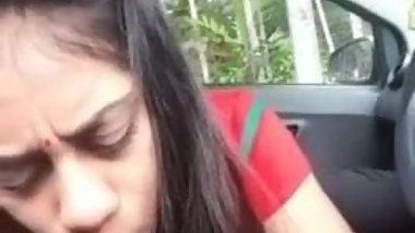 Desi Girl Blows Her Fiance In The Car