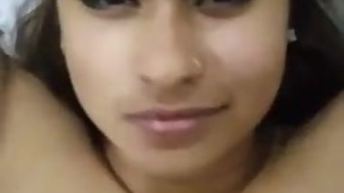 Petite Desi Girlfriend Shouting hard with Pain