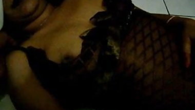 Desi wife black lingerie