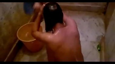 Desi bhabhi nude bathing and hubby